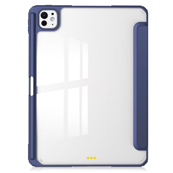 Bizon Cover Tab Clear Matt til iPad Pro 11" 5. generation. 2024, marineblå