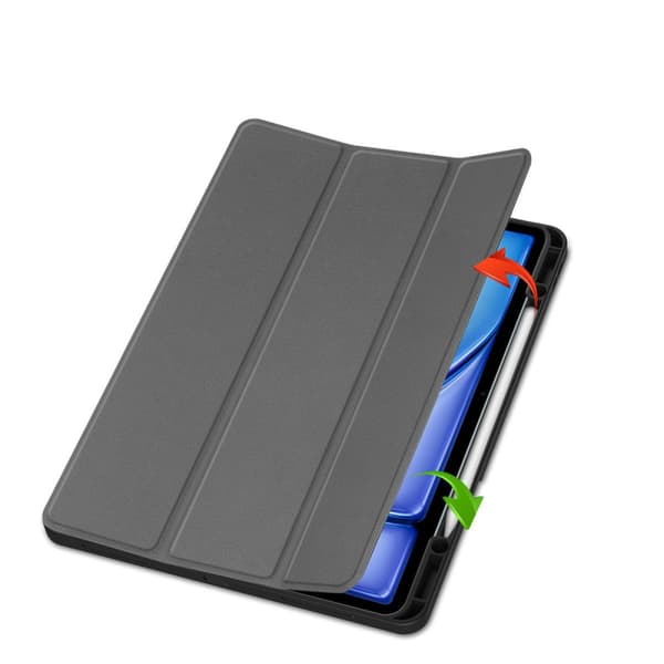 Bizon-fodral Tab Lizard för iPad Air 13" 2025 / 2024, grå