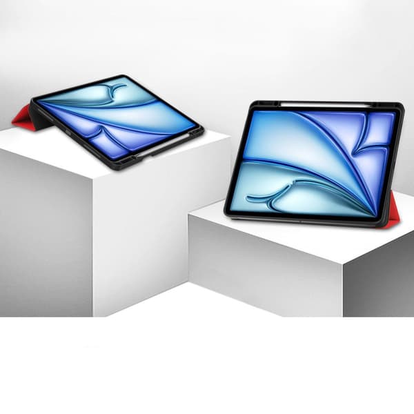 Bizon Cover Tab Lizard til iPad Air 13" 2025 / 2024, rød