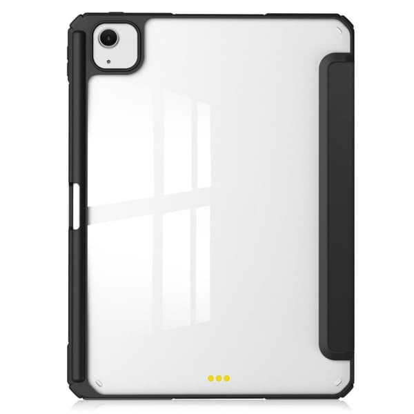 Bizon-kotelo iPad Air 13":lle (2025/2024), kirkas mattapinta, musta