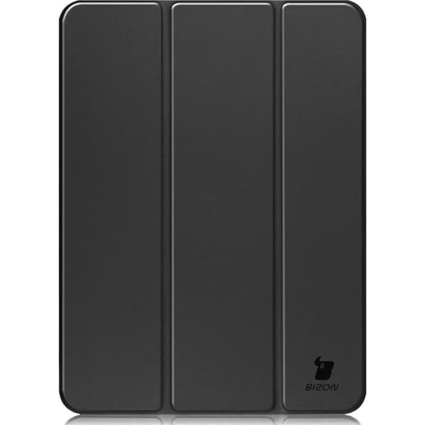 Bizon-kotelo iPad Air 13":lle (2025/2024), kirkas mattapinta, musta