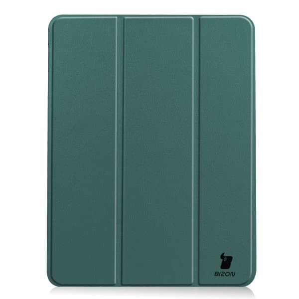 Bizon Case Tab Croc för iPad Air 13" 2025 / 2024, mörkgrön