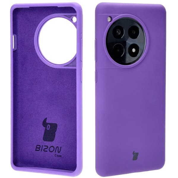 Bizon pehmeä suojakuori OnePlus 12R:lle, violetti