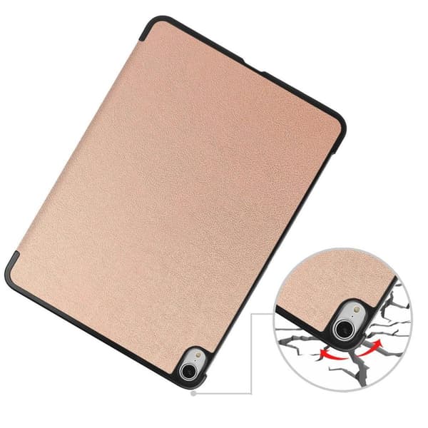 Bizon Cover Tab Croc til iPad Air 13" 2025 / 2024, rosaguld