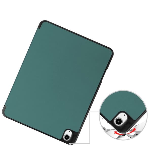 Bizon Case Tab Lizard iPad Air 13"" 2025 / 2024 -tableteille, tummanvihreä