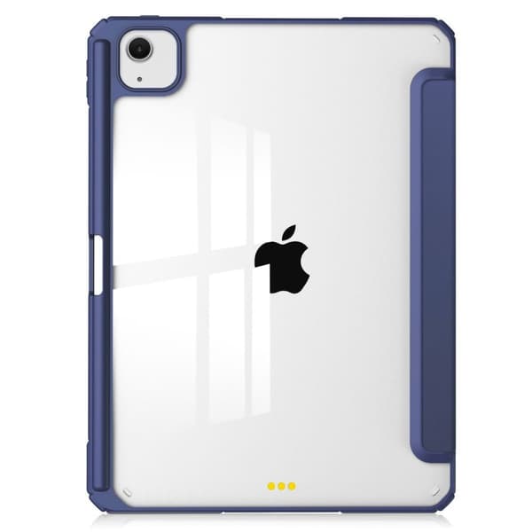 Bizon Case Tab Clear Matt för iPad Air 13" 2025 / 2024, marinblå