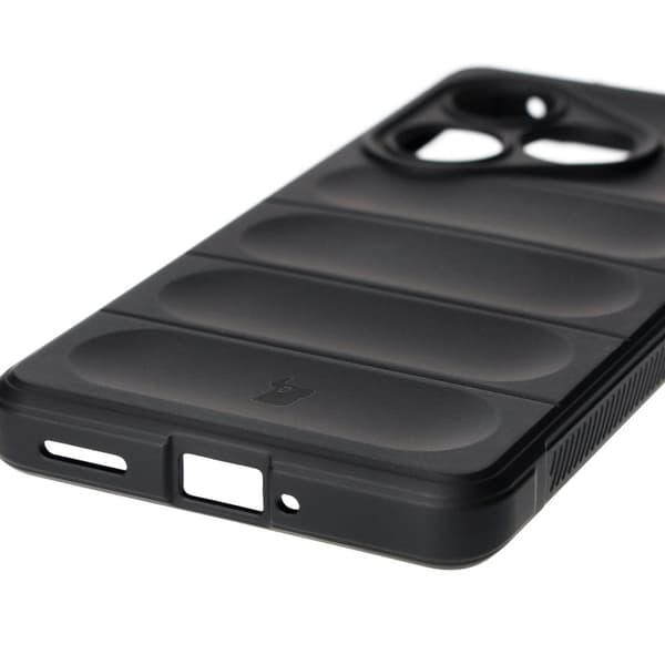 Bizon Suojakuori Realme GT 6 / GT 6T / GT Neo 6 / GT Neo 6 SE -puhelimelle, musta