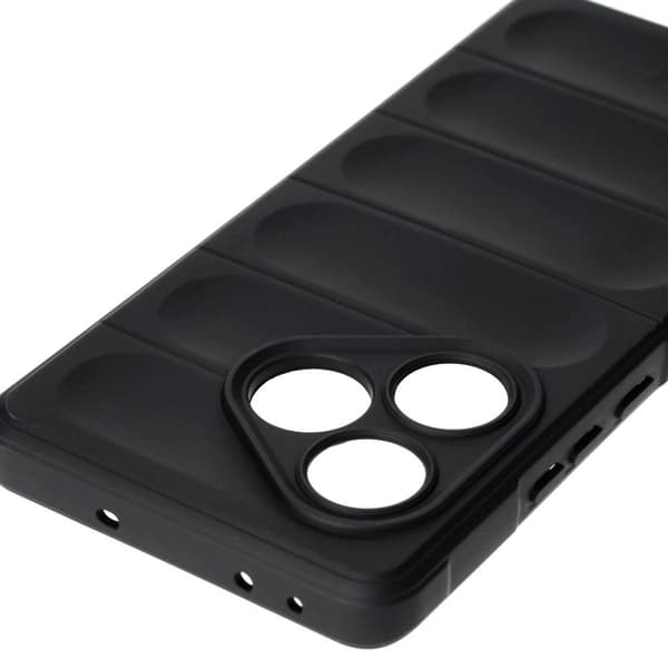 Bizon Suojakuori Realme GT 6 / GT 6T / GT Neo 6 / GT Neo 6 SE -puhelimelle, musta