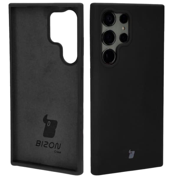 Bizon pehmeä suojakuori Galaxy S23 Ultralle, musta