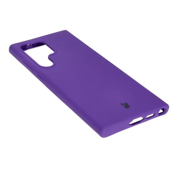 Bizon pehmeä suojakuori Galaxy S23 Ultralle, violetti