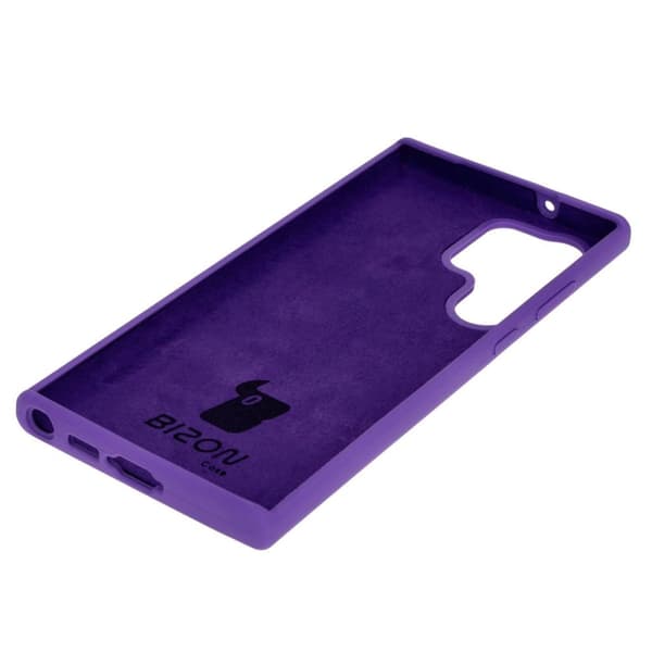 Bizon pehmeä suojakuori Galaxy S23 Ultralle, violetti