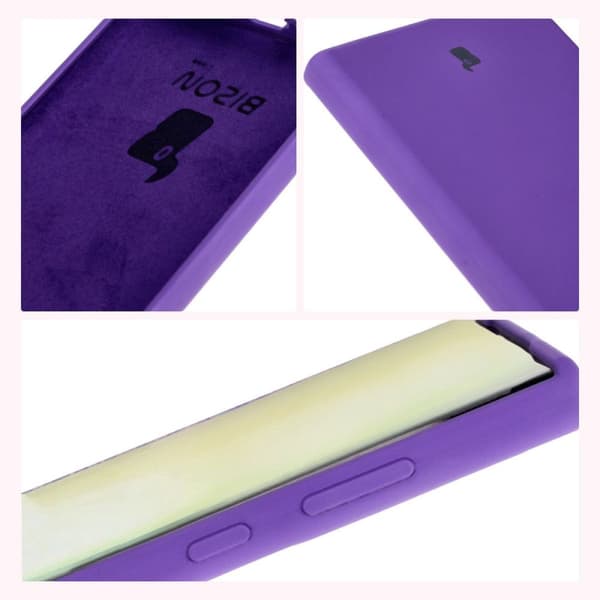 Bizon pehmeä suojakuori Galaxy S23 Ultralle, violetti
