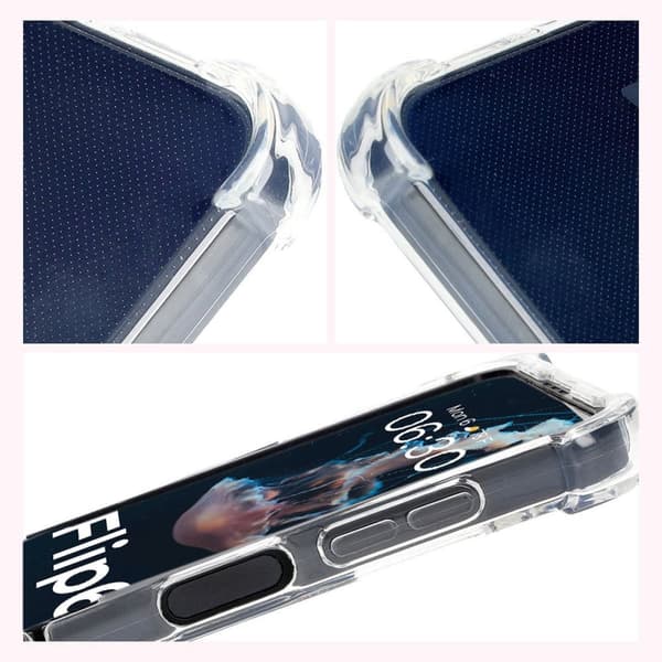 Bizon Case Salpa Fleksibelt Etui til Galaxy Z Flip6, Gennemsigtig