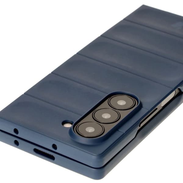 Bizon-skal Tur för Galaxy Z Fold6, marinblå
