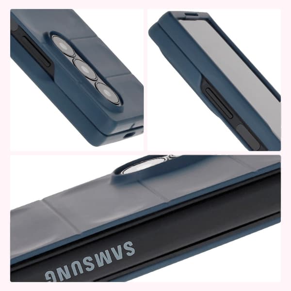 Bizon-skal Tur för Galaxy Z Fold6, marinblå