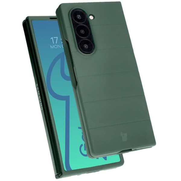 Bizon-cover Tur til Galaxy Z Fold6, mørkegrøn
