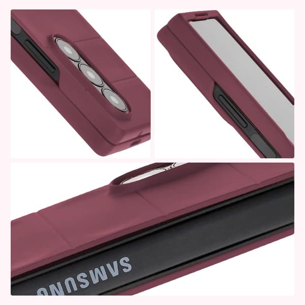 Bizon-skal Tur för Galaxy Z Fold6, mörklila