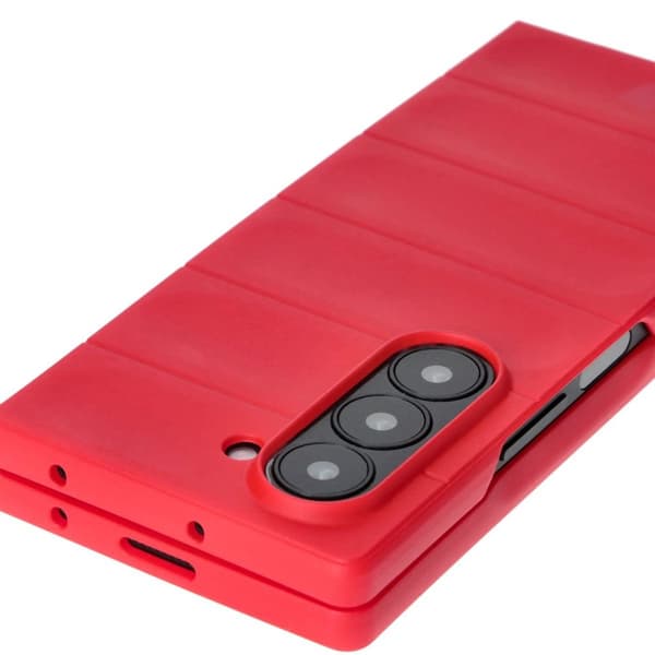 Bizon-skal Tur för Galaxy Z Fold6, rött