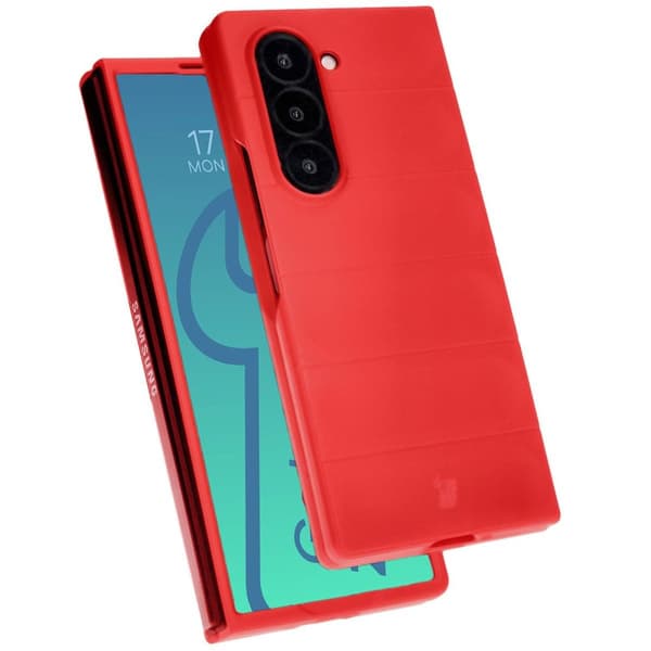 Bizon-skal Tur för Galaxy Z Fold6, rött