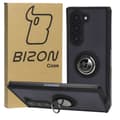 Pikkukuva 1 / 9: Bizon Case Hybrid -sormuskotelo Galaxy Z Fold6:lle, savunpunainen ja mustalla kehyksellä