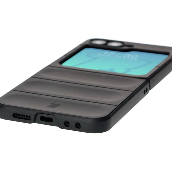 Bizon-cover Tur til Galaxy Z Flip6, sort