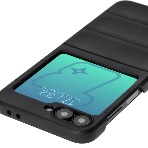 Bizon-cover Tur til Galaxy Z Flip6, sort