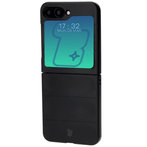 Bizon-cover Tur til Galaxy Z Flip6, sort