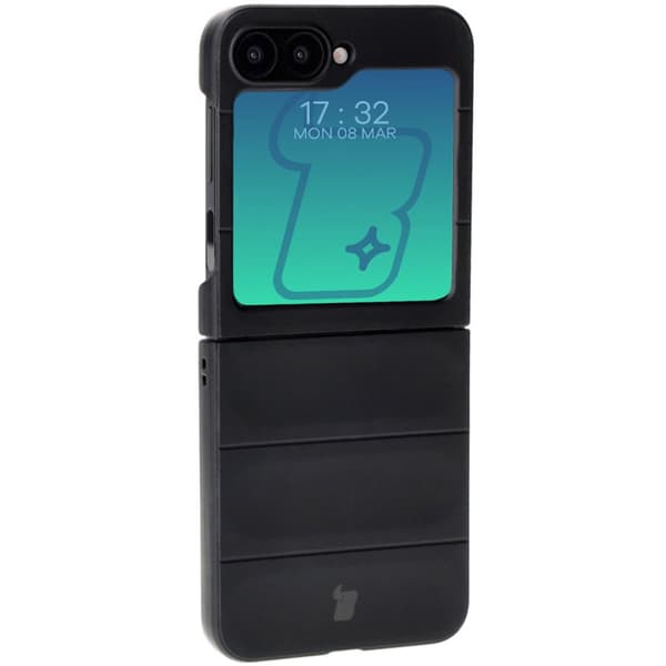 Bizon-cover Tur til Galaxy Z Flip6, sort