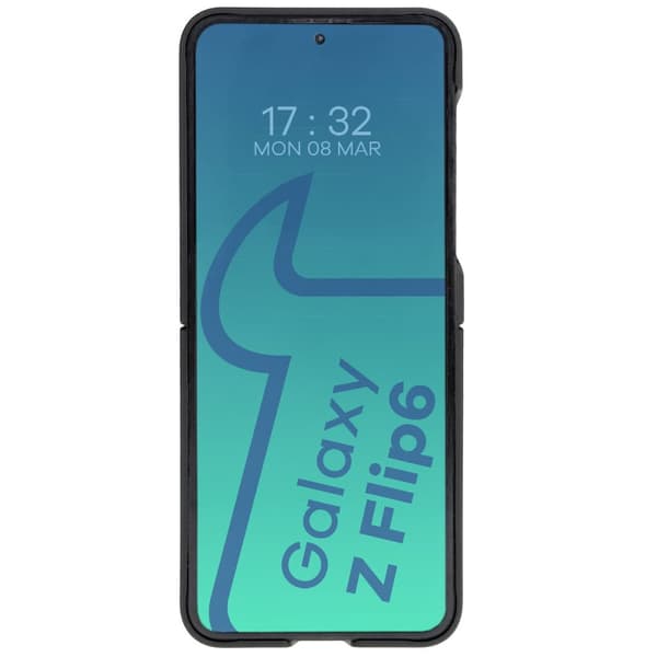 Bizon-cover Tur til Galaxy Z Flip6, sort