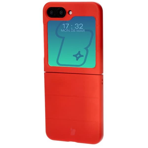 Bizon-skal Tur för Galaxy Z Flip6, rött