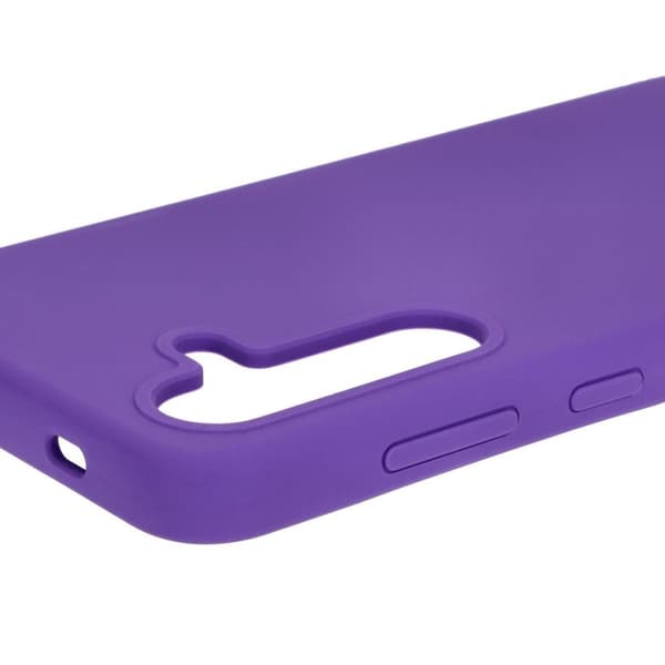 Bizon blødt cover til Galaxy S24, lilla