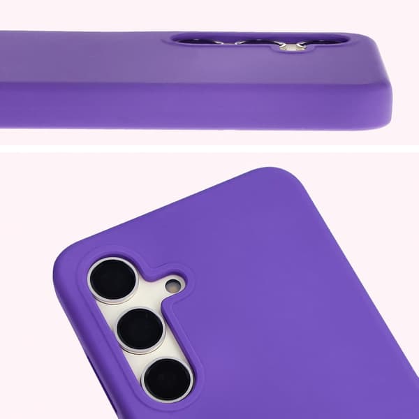 Bizon blødt cover til Galaxy S24, lilla