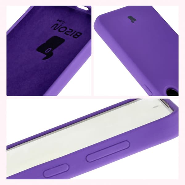 Bizon blødt cover til Galaxy S24, lilla