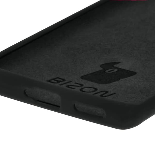Bizon pehmeä suojakuori Tecno Spark 20 Pro+:lle, musta