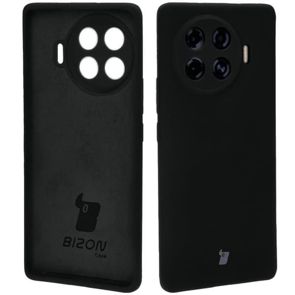 Bizon pehmeä suojakuori Tecno Spark 20 Pro+:lle, musta