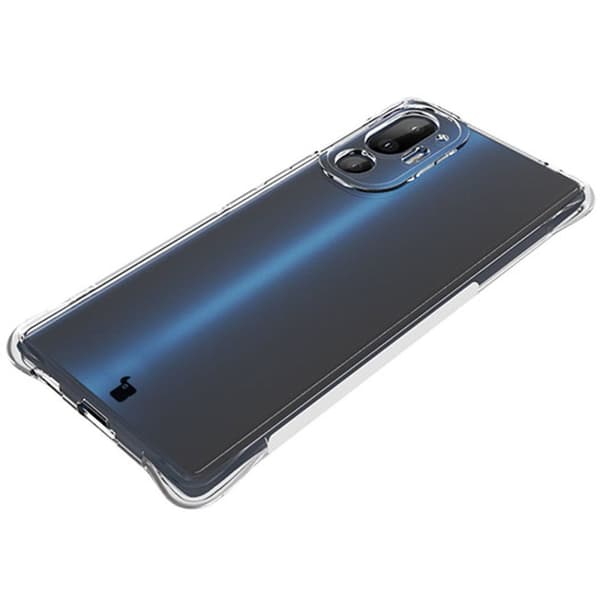 Bizon Case Salpa Flexibelt Skal för HTC U24 Pro, Transparent