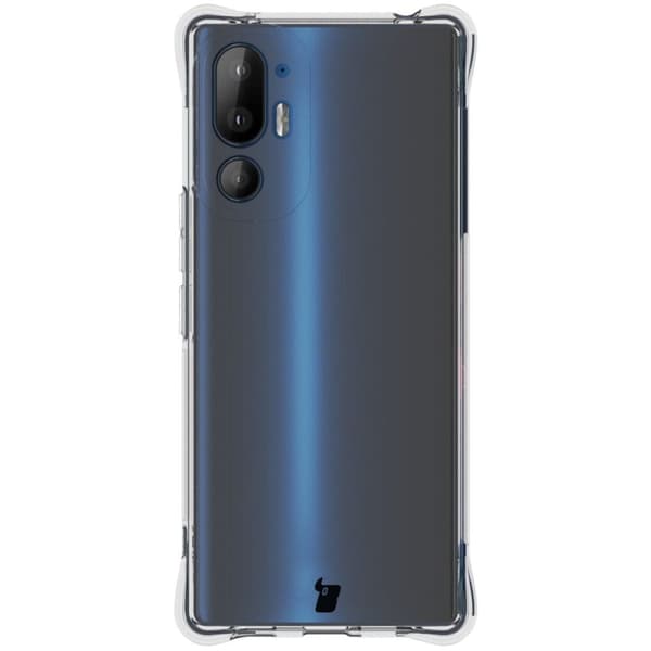 Bizon Case Salpa Flexibelt Skal för HTC U24 Pro, Transparent