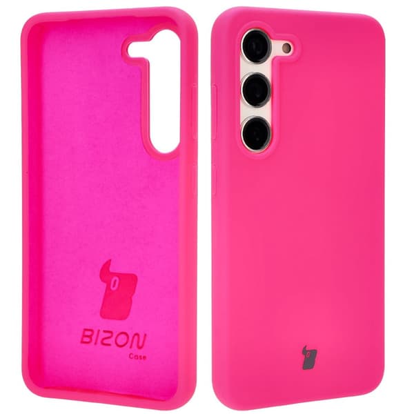 Bizon mjukt skal till Galaxy S23, neonrosa