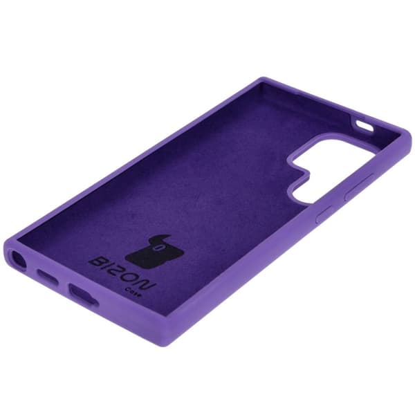 Bizon blødt cover til Galaxy S24 Ultra, lilla