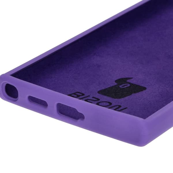 Bizon blødt cover til Galaxy S24 Ultra, lilla