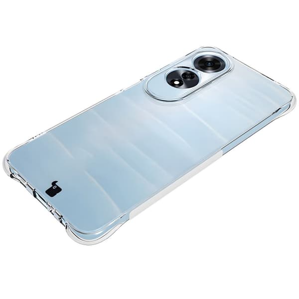 Bizon Case Salpa Fleksibelt Etui til Oppo A60 4G, Gennemsigtig