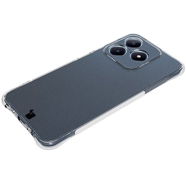 Bizon Case Salpa Joustava Suojakuori Realme C63 4G:lle, Läpinäkyvä