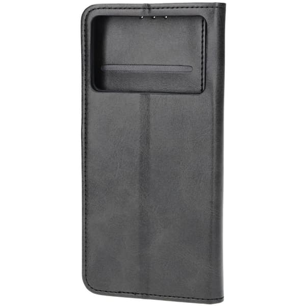 Bizon Case Pocket Flip Cover til Xiaomi Poco F6 Pro, Sort