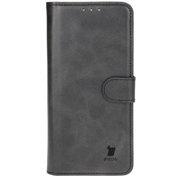 Bizon Case Pocket Flip Cover til Xiaomi Poco F6 Pro, Sort