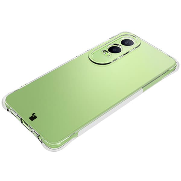 Suojakuori + 2x karkaistusta lasista valmistettu Bizon-kotelo, kirkas pakkaus OnePlus Nord CE4 Lite 5G:lle