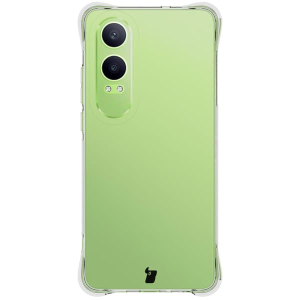 Suojakuori + 2x karkaistusta lasista valmistettu Bizon-kotelo, kirkas pakkaus OnePlus Nord CE4 Lite 5G:lle