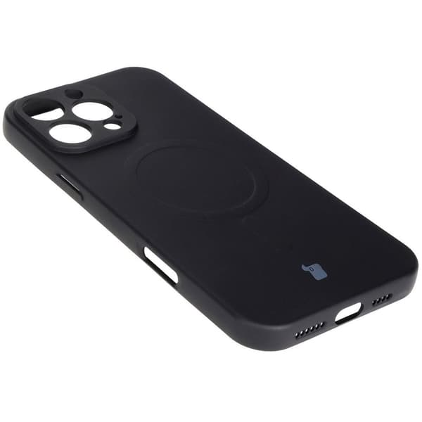 Bizon Silikone Magnetisk Cover til iPhone 16 Pro Max, Sort
