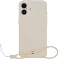 Pikkukuva 1 / 5: Bizon Magneettinen Silicone Case iPhone 16 Plus -suojakuori, beige
