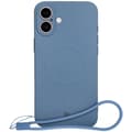 Pikkukuva 1 / 5: Bizon Magnetic -silikonikotelo iPhone 16 Plussalle, tummansininen