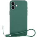 Miniatyrbillede 1 af 5: Bizon Silikone Magnetisk Cover til iPhone 16 Plus, Mørkegrøn